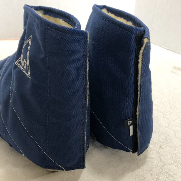 Vintage Cross Counrty Skiing insulated Boot covers ~ Pre-owned Size 42 / 43 - Picture 2 of 9